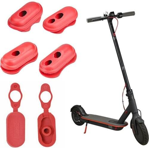 Anti-dust Charging Port Cover Plugs For Xiaomi M365 Electric Scooter Silicone/Rubber Cycling Electric Scooters Parts Accessories