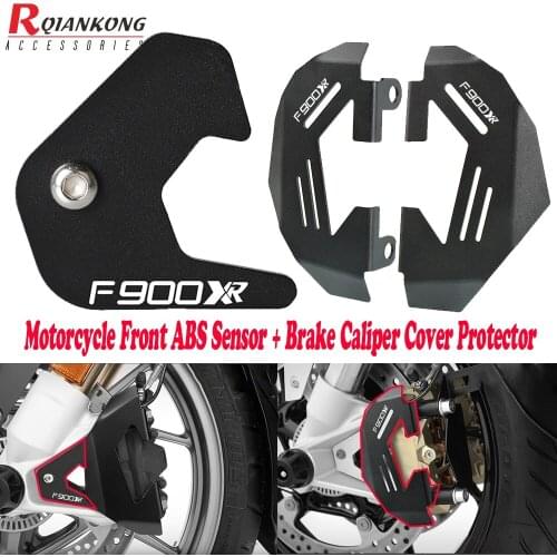 For BMW F900 R/XR F900R F900XR 2020 2021 Motorcycle Front Brake Caliper Cover Guard Protection+Front ABS Sensor Protector Guards