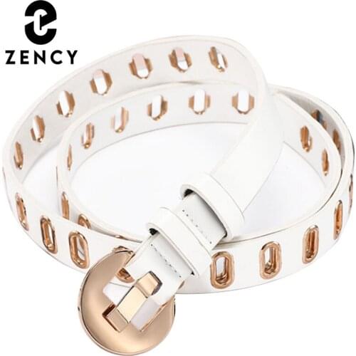 Zency 2021 New Personality Design Ladies Belt Soft Pu Leather Fashion Classic Women Waistband High Quality Female Waist Belts