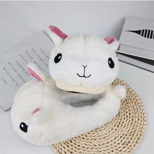 Women Slippers Winter Female Warm Plush Cartoon Home Cotton Shoes Ladies Lovely Comfrotable Indoor Flats Womens Footwear New