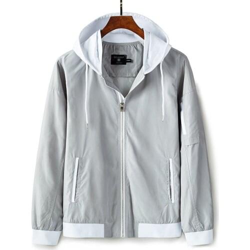 2018 Autumn men jacket coat hooded casual baseball jacket male slim pilot pocket coat men jackets top tees plus size 3XL