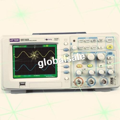 FREE SHIPPING ATTEN ADS1202CE Digital Oscilloscope 200MHz 2GMSa/s Digital Storage Oscilloscope DSO