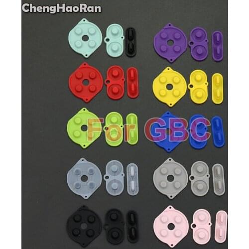 ChengHaoRan 1Set Rubber Conductive Buttons A B D-Pad for Nintend GameBoy Color GBC Silicone Conductive Start Select Keypad