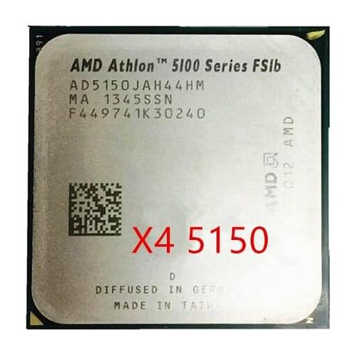 AMD Athlon X4 5150 1.6 GHz Quad-Core CPU Processor AD5150JAH44HM Socket AM1