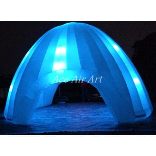 Cheap Fashional White Dome Inflatable Led Booth for Exhibition, Trade show