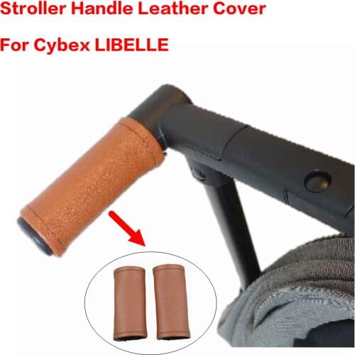 Stroller PU Leather Handle Cover For Cybex Libelle Baby Pushchair Armrest Case Protective Cover Pram Bumper Stroller Accessories