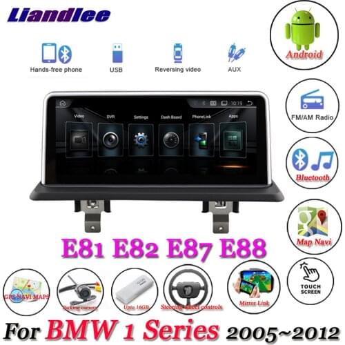 For BMW 1 Series E81/E82/E87/E88 2005-2012 Original CCC CIC System Android Player Multimedia Carplay Androidauto GPS Navigation