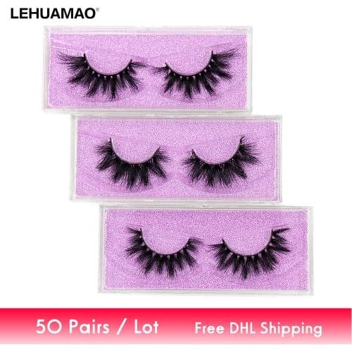 Fedex DHL Shipping 15mm-20MM Lashes 5D Mink Eyelashes Wholesale 3D Mink Lashes Dramatic Mink Lashes Makeup Free Custom Logo