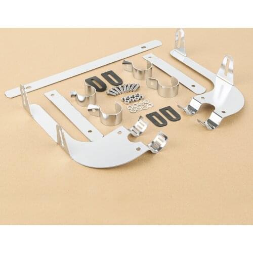 39mm Windshield Screen Bracket fit For Harley Dyna Super Glide Sportster XL Custom