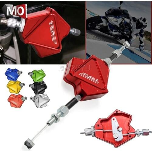 Motorcycle CNC Aluminum Stunt Clutch Lever Easy Pull Cable System For YAMAHA TRICKER 2004-2017 2016 2015 2014 2013 2012 2011