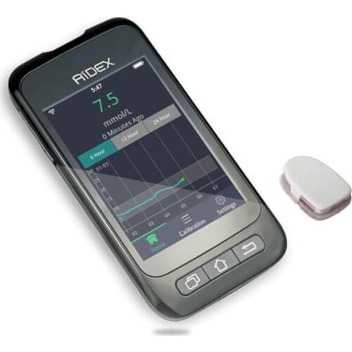 Wearable Non Invasive Blood glucose monitor continuous glucose monitoring System CGM System