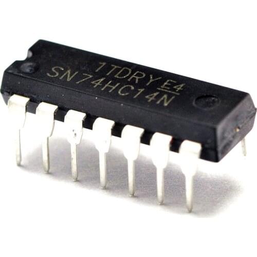 In six Schmidt SN74HC14N DIP14 new and original IC free shipping