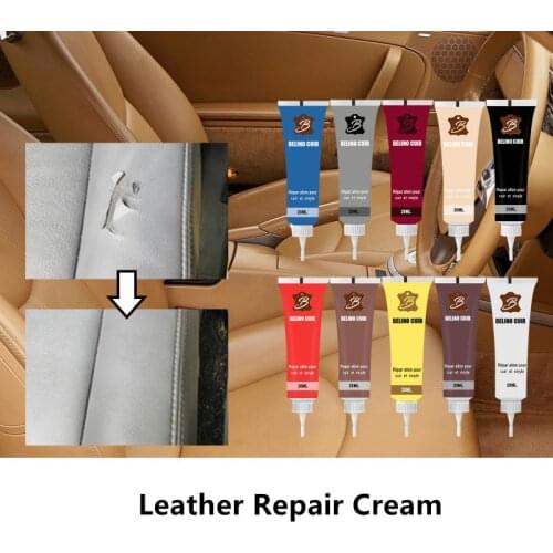 Leather Scratch Repair Paste PU Leather Repair Filler Cream Kit Restores Car For Furniture Car Seats Shoes Liquid Scratch Filler