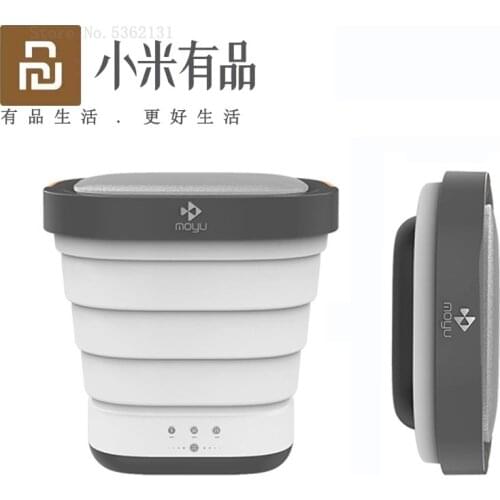 Youpin Moyu Portable Mini Folding Clothes Washing Machine Bucket Automatic Cleaning Underwear Foldable Washer For Home Travel