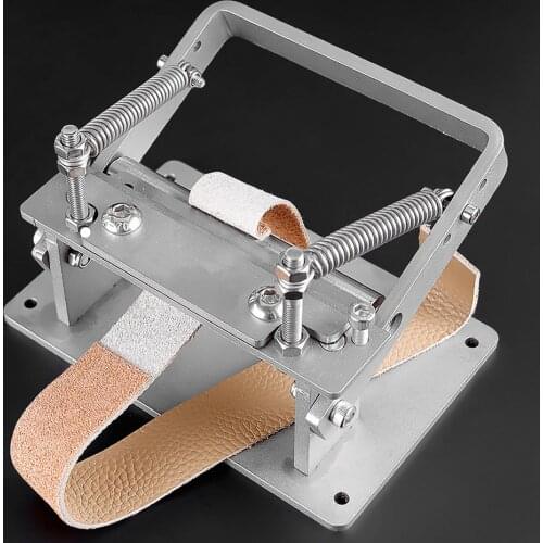 Stainless Steel Manual Leather Splitter Machine Shovel Skiver Paring DIY Cutting Vegetable Tanned Thinning Peeler Rolling Tool