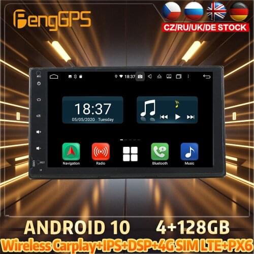 128G Android10 PX6 DSP For TOYOTA Corolla Innova Crysta 2017 Car DVD GPS Navigation Auto Radio Stereo Multifunction HeadUnit