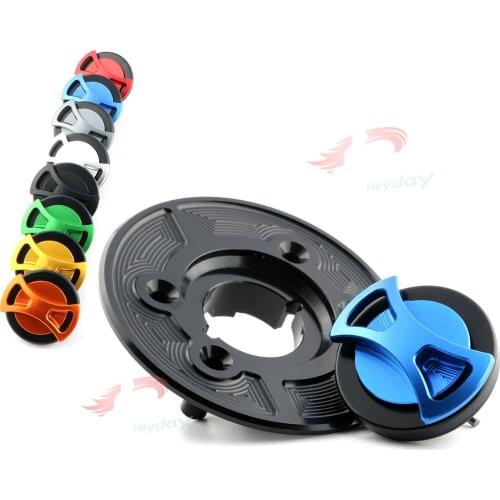 Aluminum Keyless Motorcycle Fuel Gas Tank Cap Cover For R1200GS Abenteuer/R1200R/R1200S/S1000RR