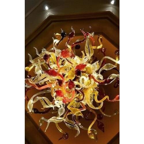 Antique Hanging Bedroom Chandelier Lamp Glass Russian Chrome Ceiling Lamp