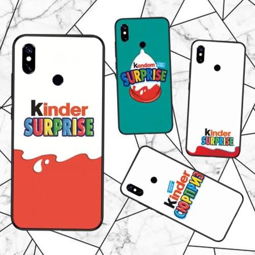 Candy Chocolate cute Kinder Joy surprise egg Phone Case For Xiaomi Redmi note 7 8 9 pro 8T 9S Mi Note 10 Lite pro