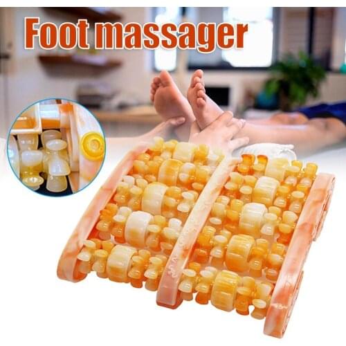 Dual Foot Rollers Massager Relieves Plantar Fasciitis Heel Pain Stress Relief Acupressure Reflexology Tool Health99