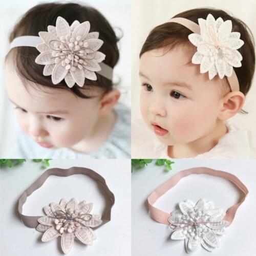 Baby Girls Headwear Princess Soft Floral Hairband Headband Hair Accessories Gifts for Kids