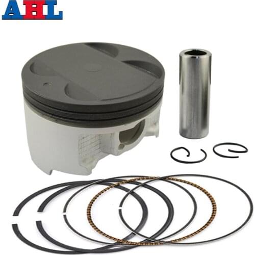 Motorcycle STD ~ +100 Cylinder Bore Size 83mm ~ 84mm Piston & Rings Kit For Suzuki AN400 Burgman Skywave 400 DL650 SV650 DR350