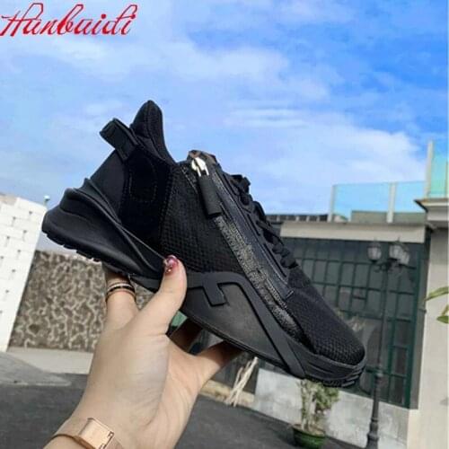 Women Sneakers Fashion Mixed Color Lace Up Women Casual Shoes Platform Wedges Mesh Air Women Loafers Breathable Walking Shoes