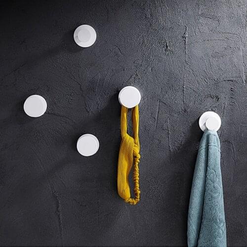 304 Stainless Steel Bathroom Hook Wall Mounted Clothes Coat Hat Hanger Hook Round Base Robe Hook Bathroom Accessories