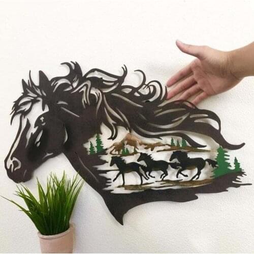 Art Wall - Art File Svg Animals Clip Horse Metal Western