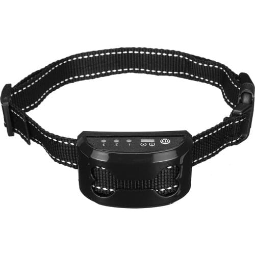 Dog Collar Bark Control for Dog Collar Anti Barking Dog Training Rechargeable Waterproof Vibration Collar Auto Anti Bark Device