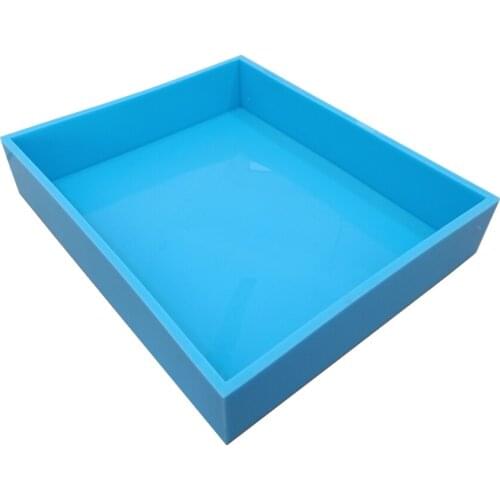 Size 370*310*70 mm Silicone Slab Mold Mould for Natural Soap Making CP Bar Soap Silicone Molds
