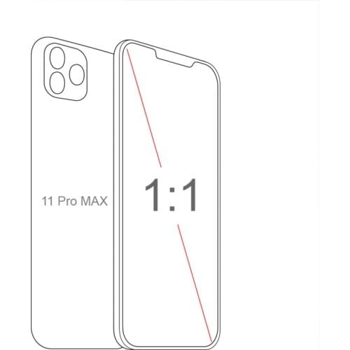 Notch Screen Android Big Screen 6.5" inch metal body 11Pro Smartphone Unlocked Smart Mobile Cell Phone Google Play Free Gift