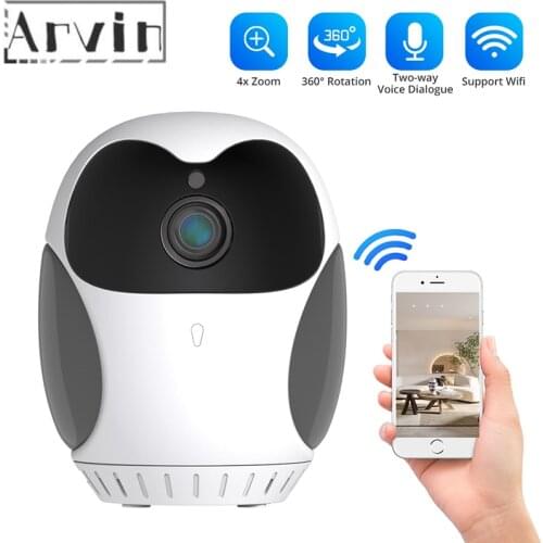 Owl Baby Monitor Indoor Smart Home Security Camera IP WIFI CCTV Surveillance Camera 1080P 360 IR Night Vision IP Camera WIFI