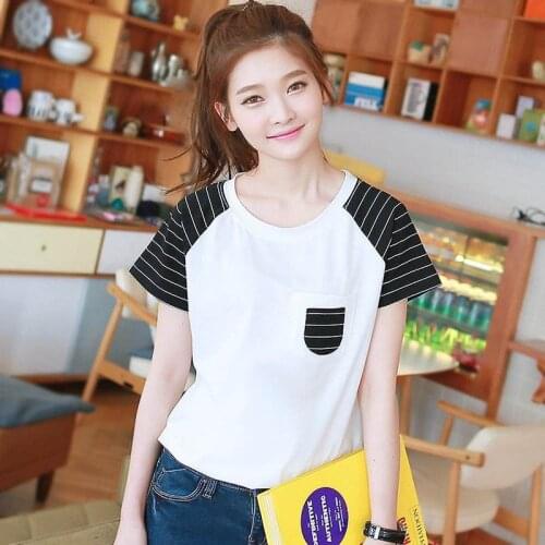 Tops T Shirt Women Short Sleeve Tshirt Women orange Lady