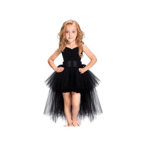 Explosion models children clothing Halloween Christmas princess dress childrens gift net yarn dress girls baby lace strap dress