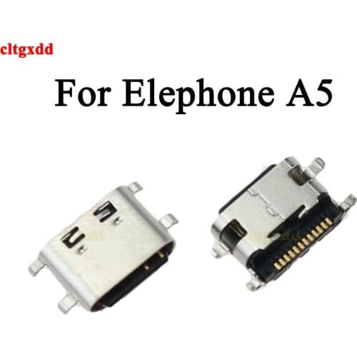 1Pcs For Elephone A5 Type-c 12pin Micro USB Connector jack socket Charging Port DC Replacement