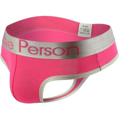 2019 Brand BRAVE PERSON Men Sexy cotton Transparent Personal Bikini G-string Thong Jocks Tanga Underwear Shorts Exotic T-back