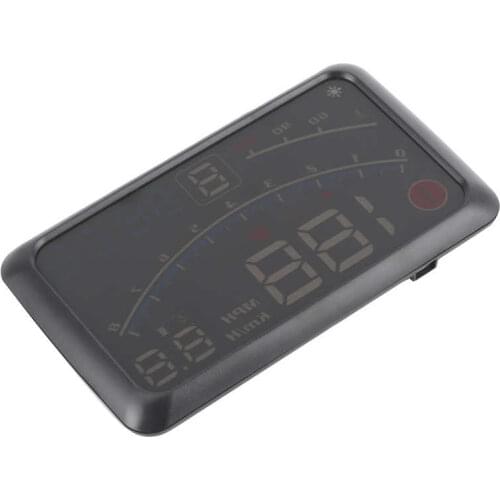 5.5in Car Projector Electric Headup Display Set OBD2 HUD Windscreen Driving Data E4 Universal Car Accessory