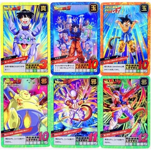 54pcs/set Dragon Ball Z GT Burst No.2 Super Saiyan Heroes Battle Card Ultra Instinct Goku Vegeta Game Collection Cards