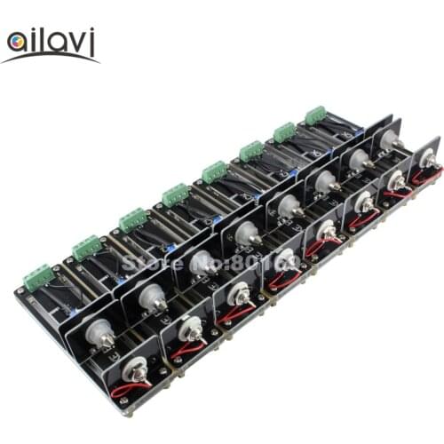 8 Channel 4-wire Test Stand Battery Holder for 32650/26650/18650 /AA/ AAA/ Lithium Battery 10A