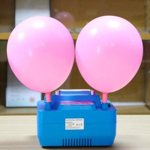 B312N Wedding Decoration Digital Timer Electric Balloon Inflator Double hole pump For round latex balloons