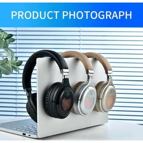 New head-mounted wireless bluetooth headset with mic music HiFi noise canceling headset wired gaming headset Support TF card