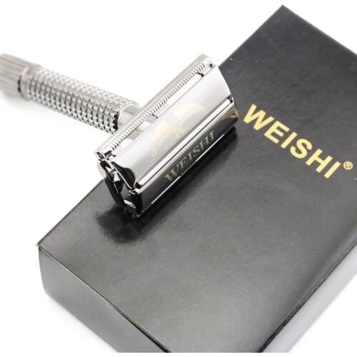 WEISHI Double Edge Butterfly Safety Razor 9306-F Silvery 9306-C Gun color 9306-I Bronze High quality 10 PCS/LOT NEW
