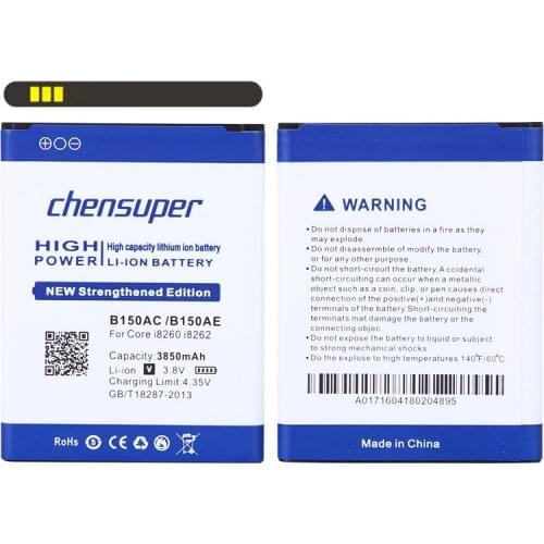 Chensuper 3850mAh For Samsung Galaxy Core i8260 Battery i8262 g3502u g3502 g3508 g3509 battery B150AC B150AE