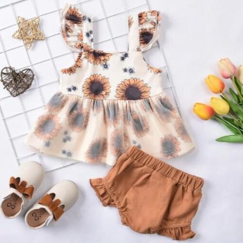 Baby Suit - Delicate Clipping And Fine Patchwork Summer The Classical Set Can Match Any Accessories Special Design Loose Style