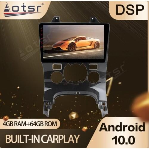 Car Radio Player GPS Navigation Multimedia For Peugeot 3008 2013-2016 Android 10.0 64GB Carplay Auto Stereo Head Unit Recorder