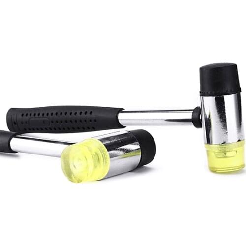 Double head hammer Mini Double Faced Household Rubber Hammer Domestic Nylon Head Mallet Hand Tool for Craft / DIY