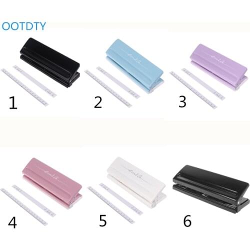 6 Holes Puncher Punch Office Binding Supplies Student Stationery Equipment Tool