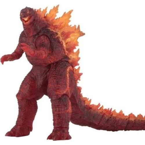 Bandai Anime Figures Burning Godzilla Model PVC Kind of The Monsters Gojira Doll Toys Xmas Gift Action Figura Brinquedos Figma