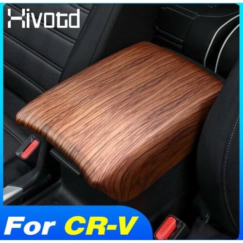 Hivotd Car Center Console Armrest Box Cover Hand Pillow Pad Cushion Protection Interior Accessories For Honda CR-V CRV 2017-2021